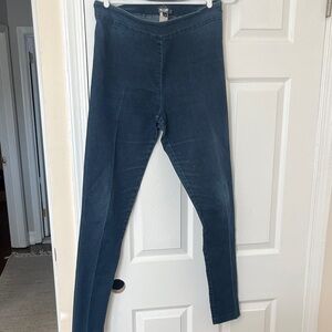 Dark Blue High-Waisted Jean Leggings